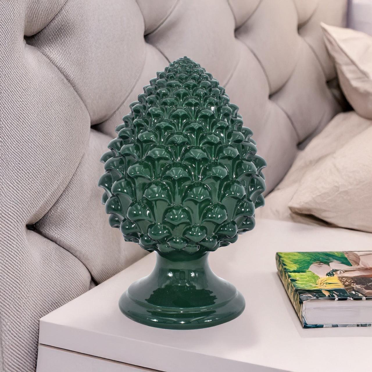 Pigna semilavorata altezza 15/35 Verde Antico